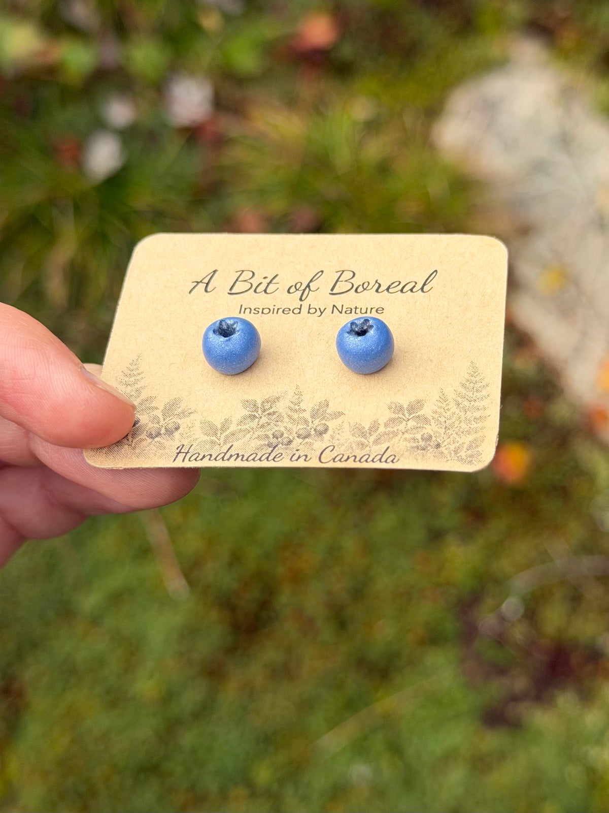 Blueberry Stud Earrings