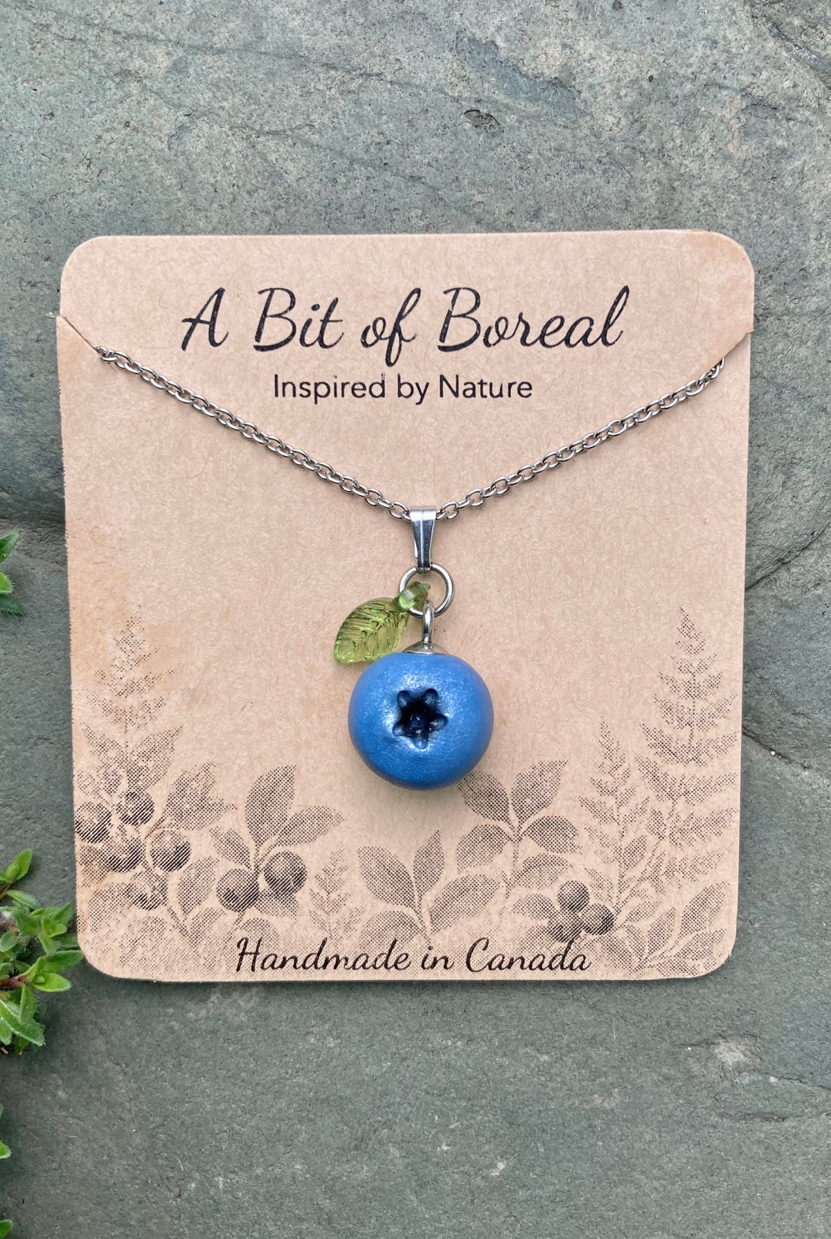 Blueberry Pendant Necklace
