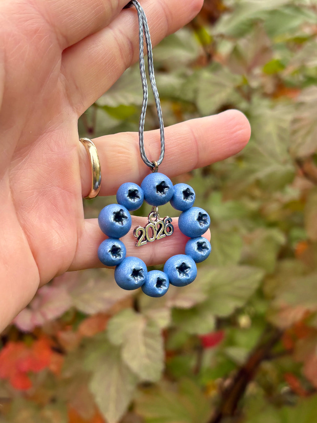 2026 Blueberry Wreath Ornament
