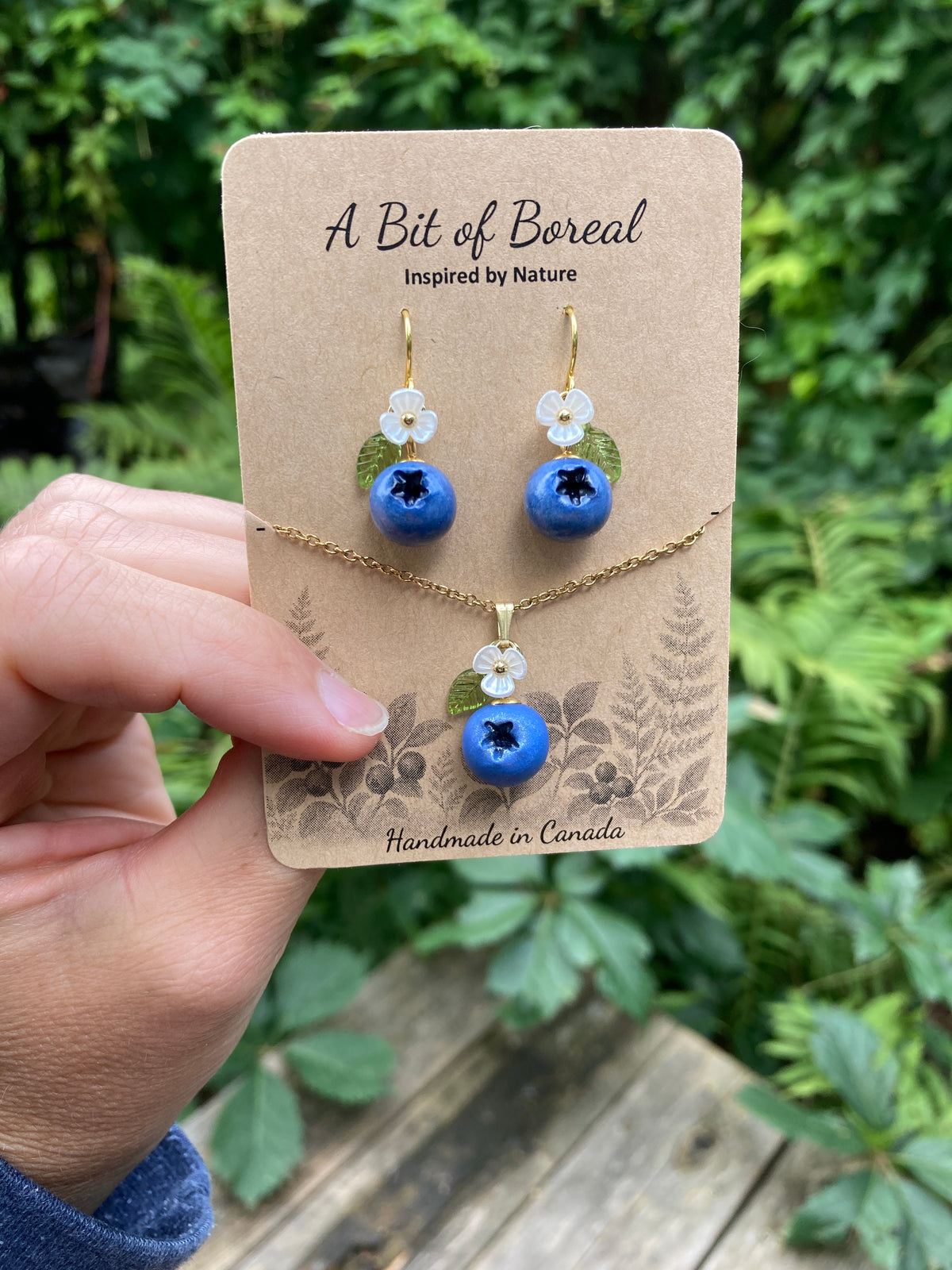 Blueberry Jewelry Set