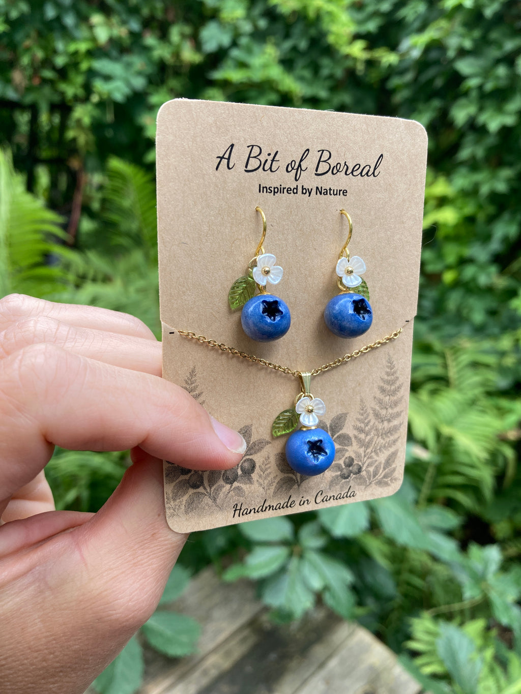 Blueberry Jewelry Set