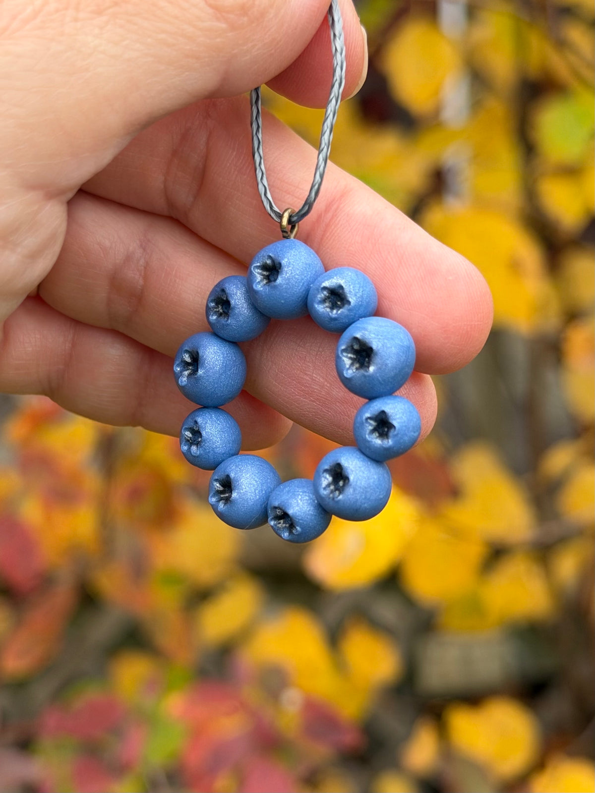 Blueberry Wreath Ornament