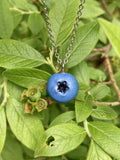 Blueberry Pendant Necklace