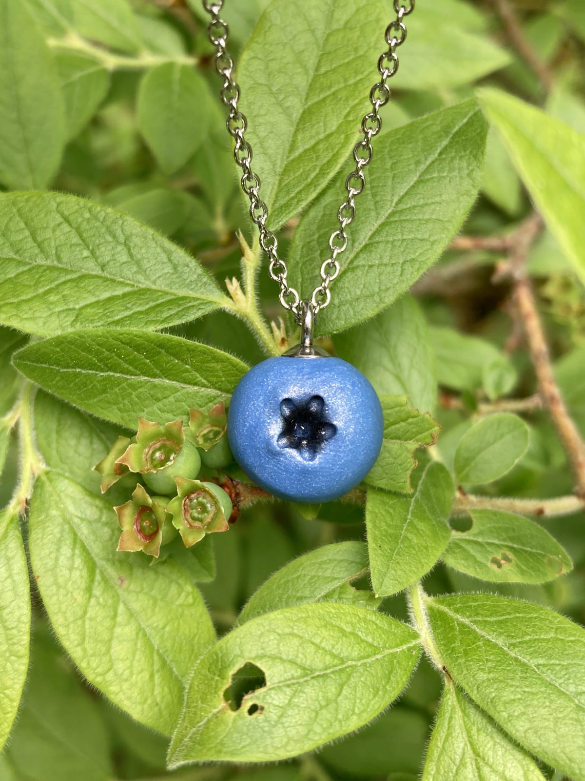 Blueberry Pendant Necklace