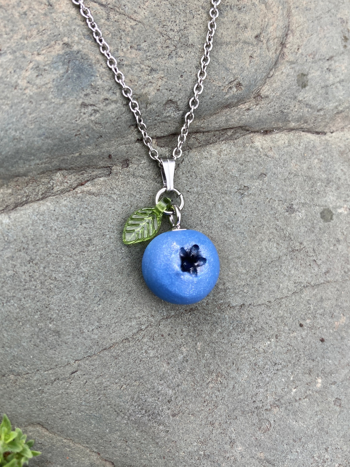 Blueberry Pendant Necklace