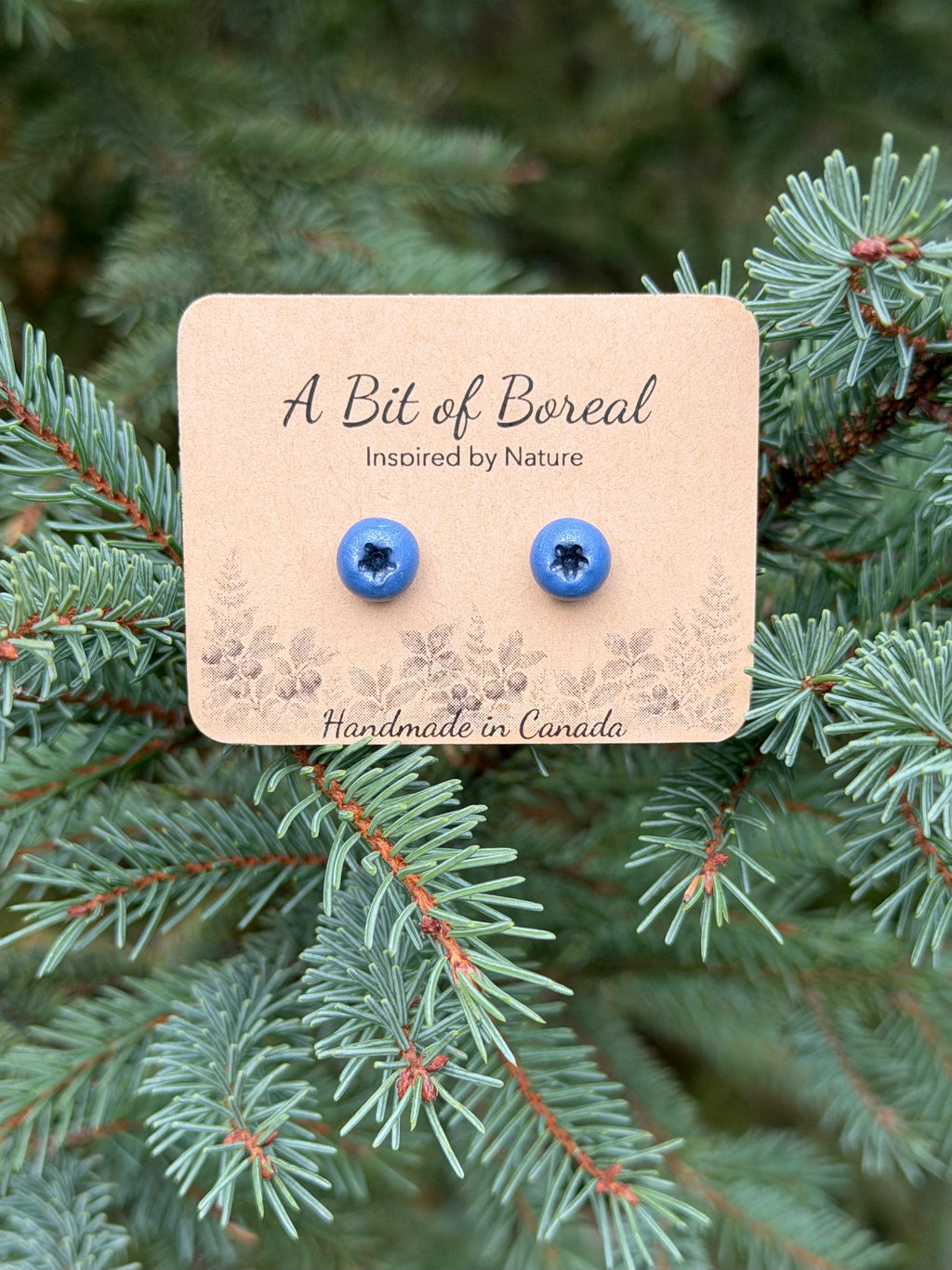 Blueberry Stud Earrings