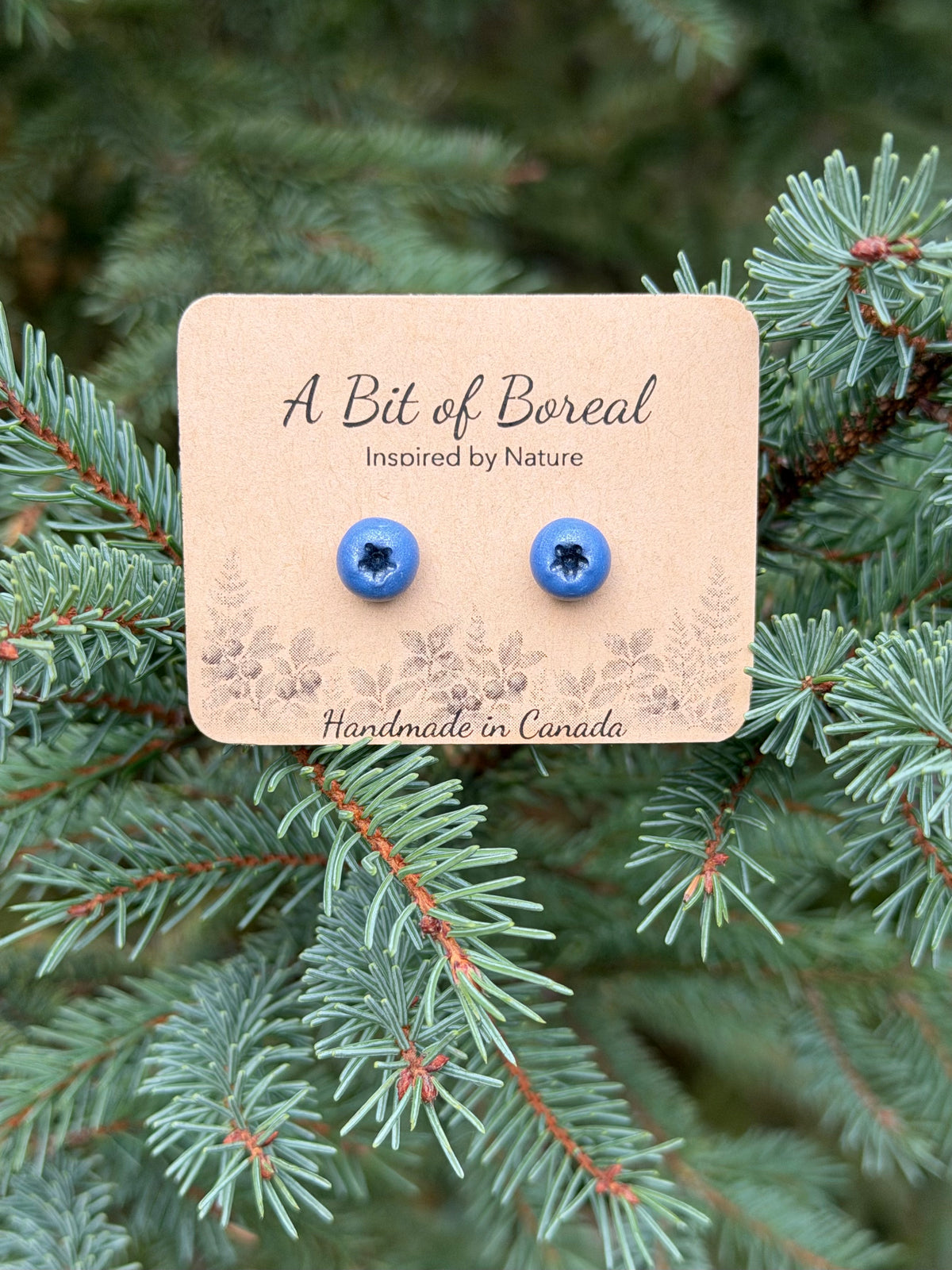 Blueberry Stud Earrings