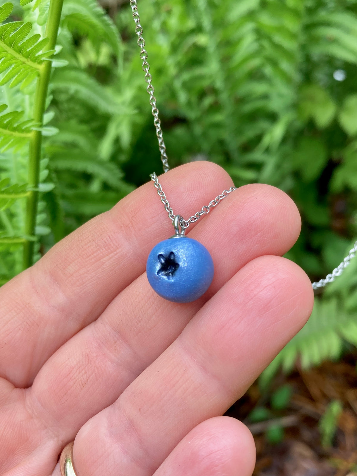 Blueberry Pendant Necklace