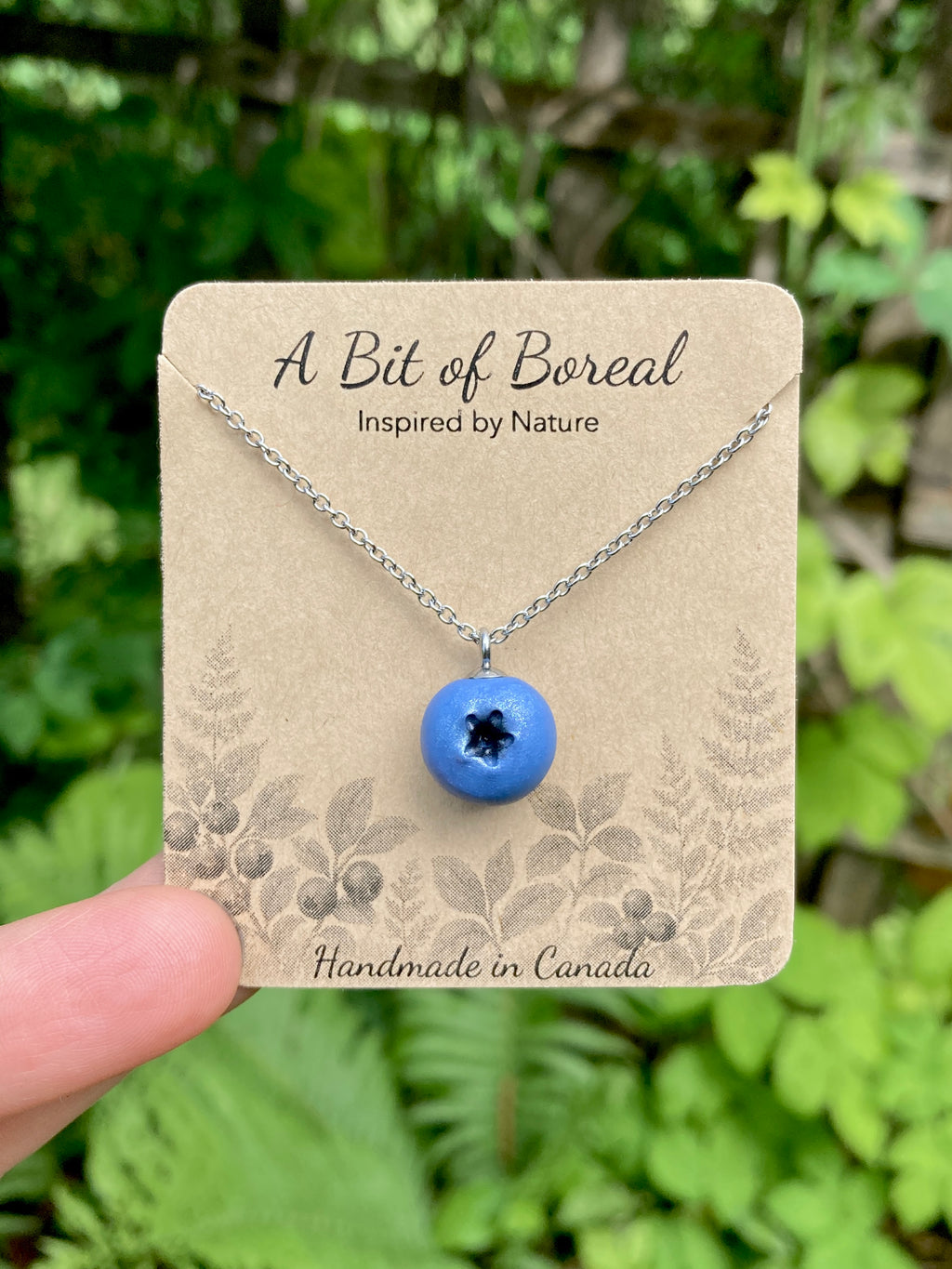 Blueberry Pendant Necklace