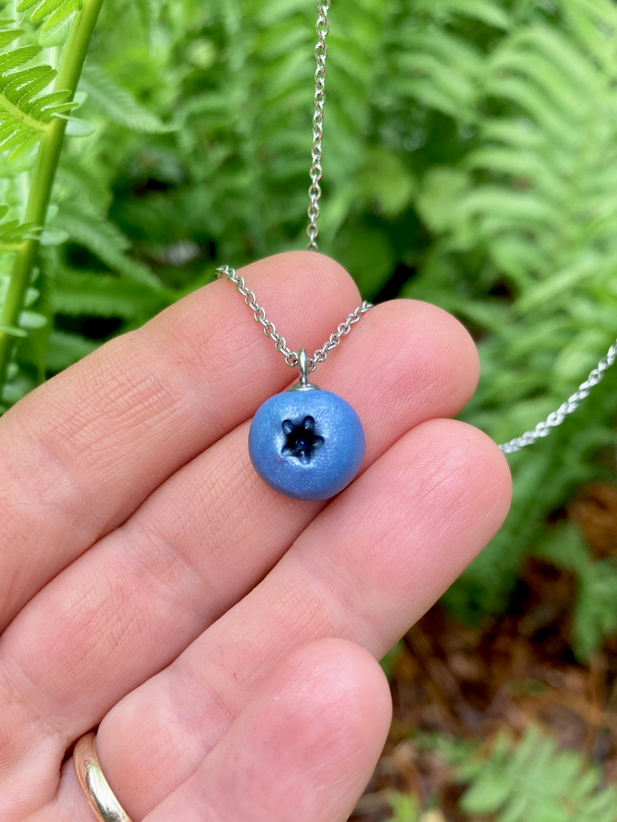 Blueberry Pendant Necklace