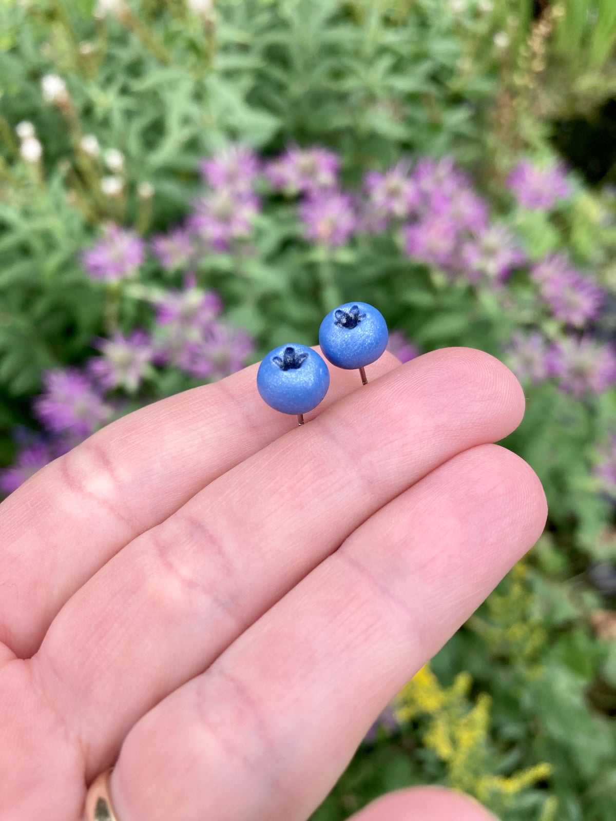 Blueberry Stud Earrings