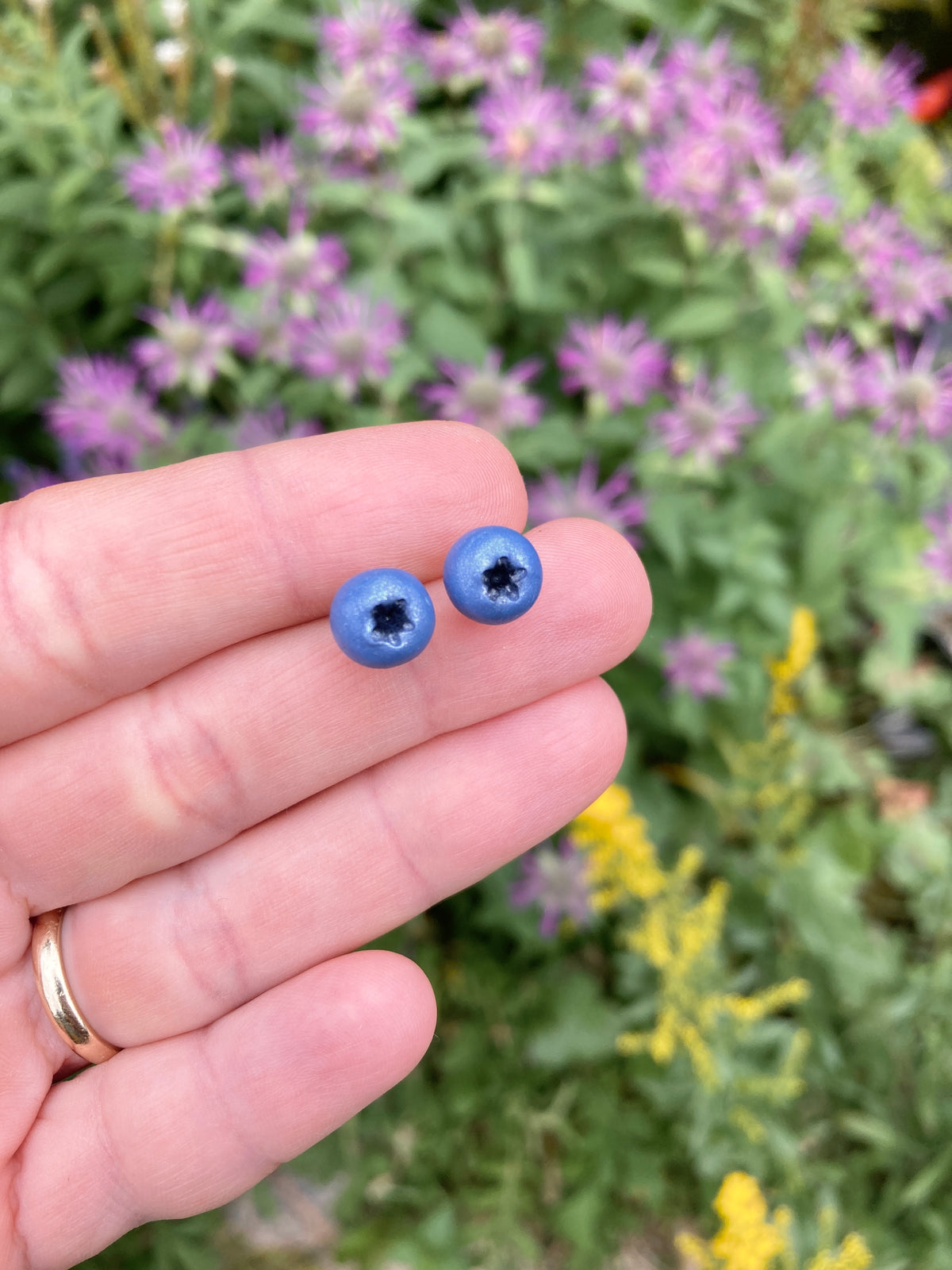 Blueberry Stud Earrings