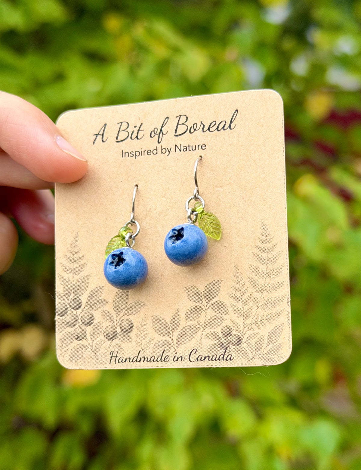 Blueberry Dangle Earrings