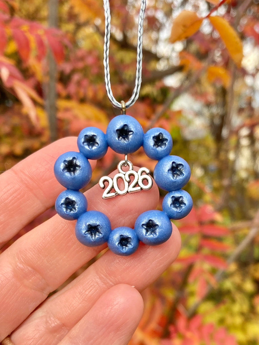 2026 Blueberry Wreath Ornament