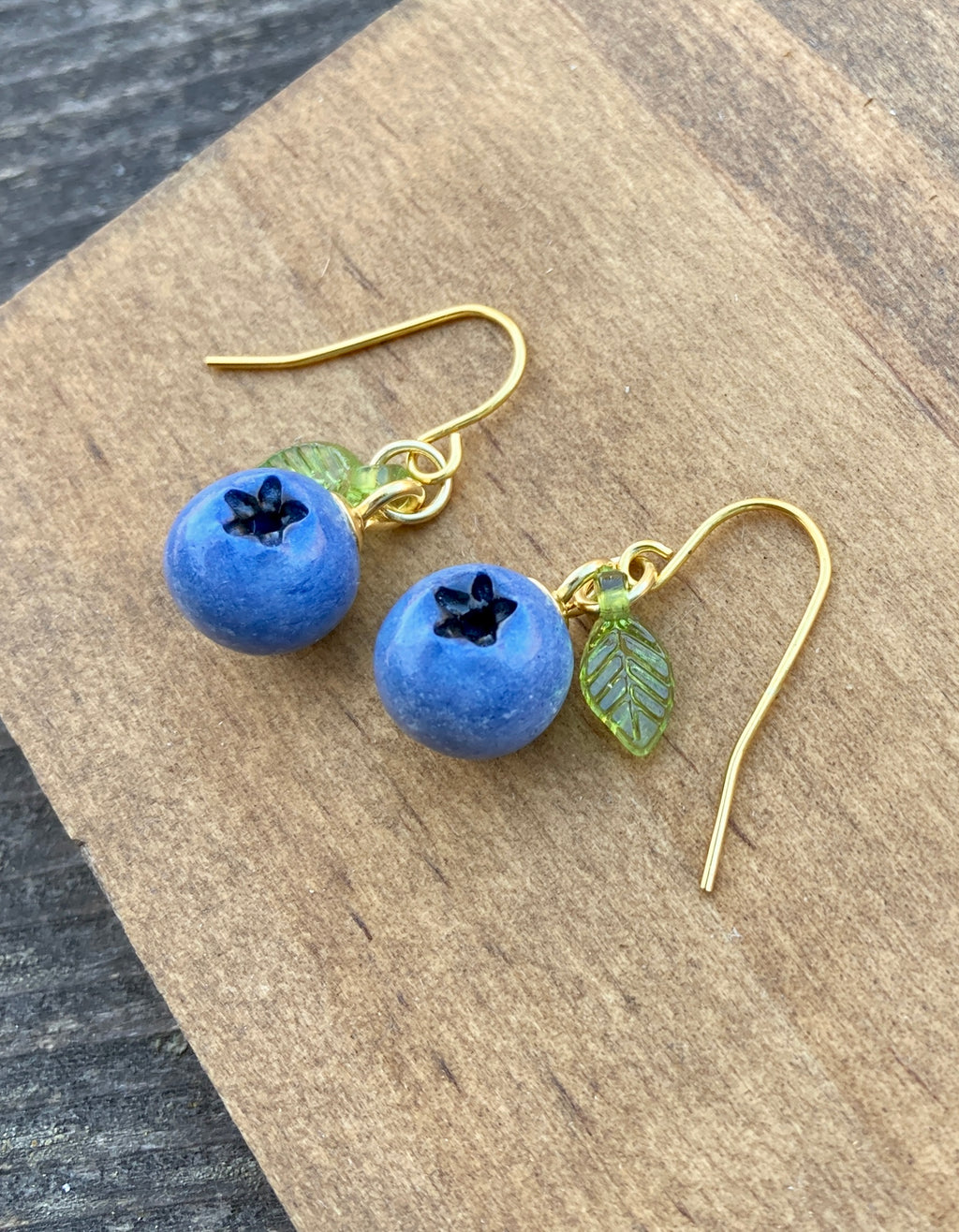 Blueberry Dangle Earrings