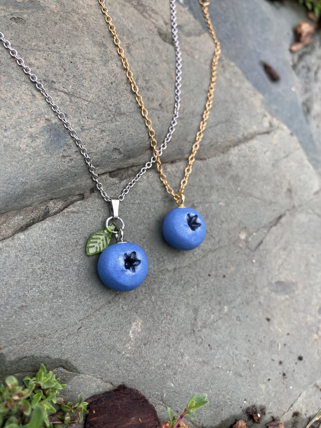 Blueberry Pendant Necklace