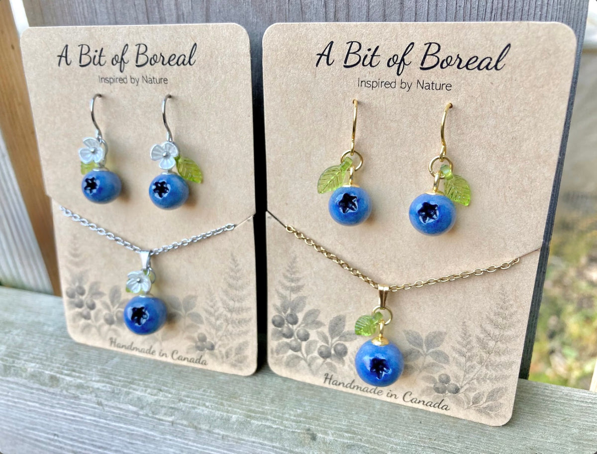 Blueberry Jewelry Set
