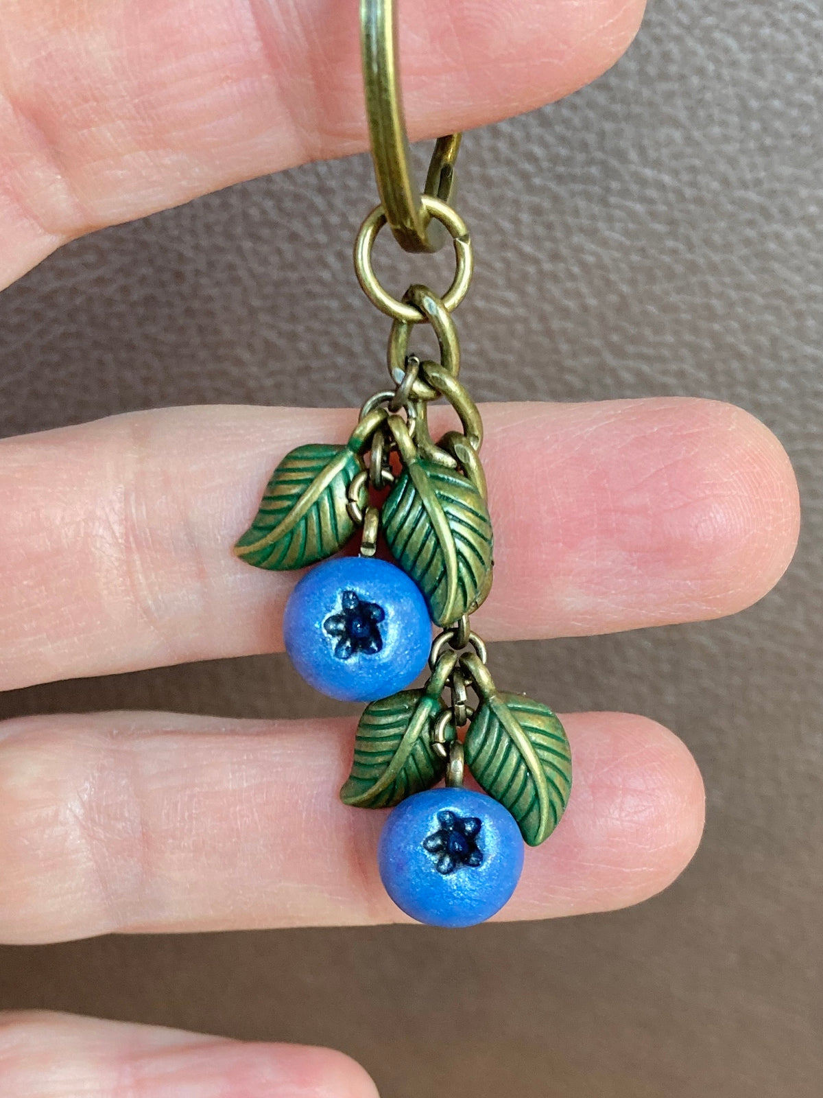 Blueberry Keychain