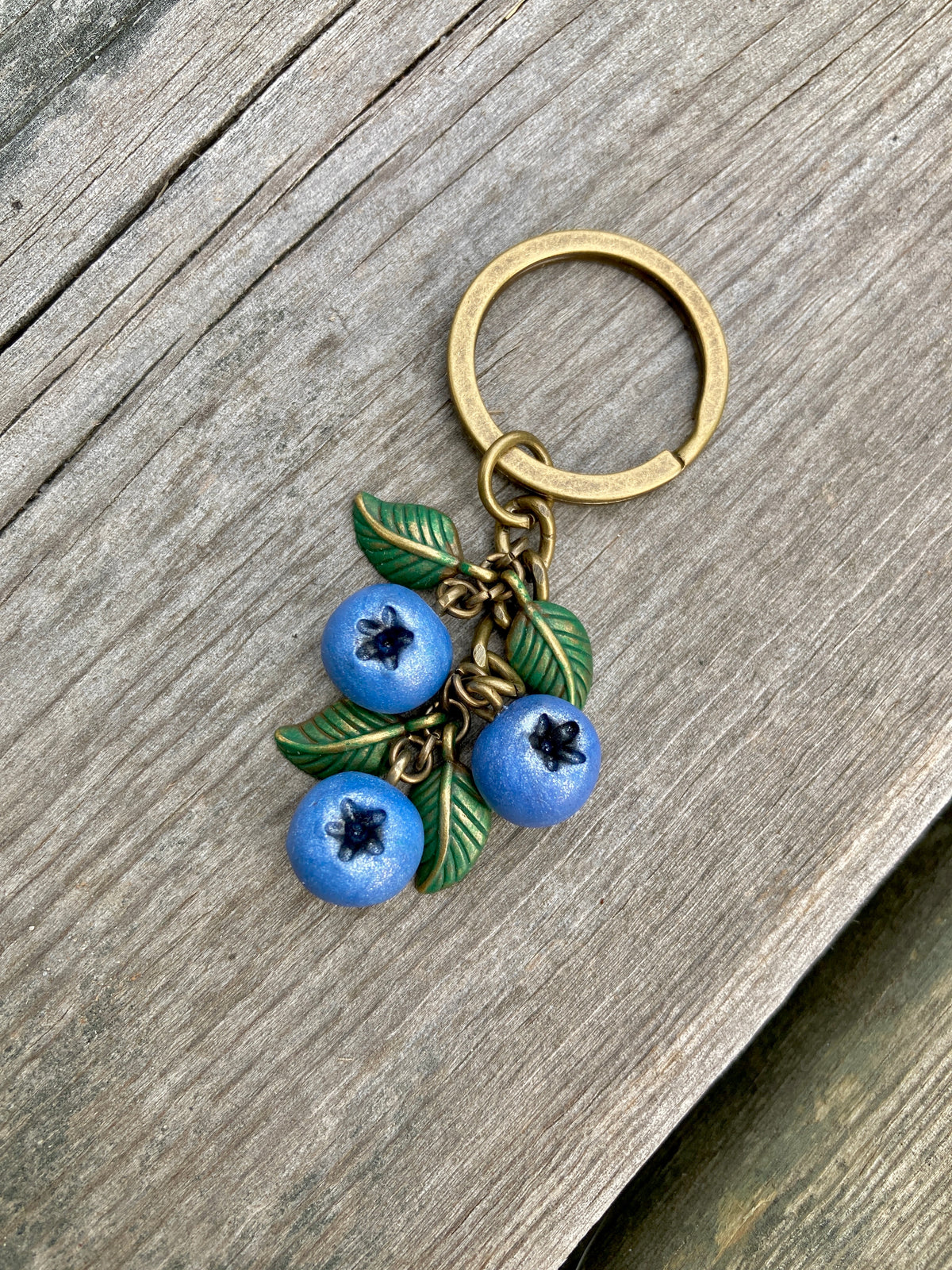 Blueberry Keychain
