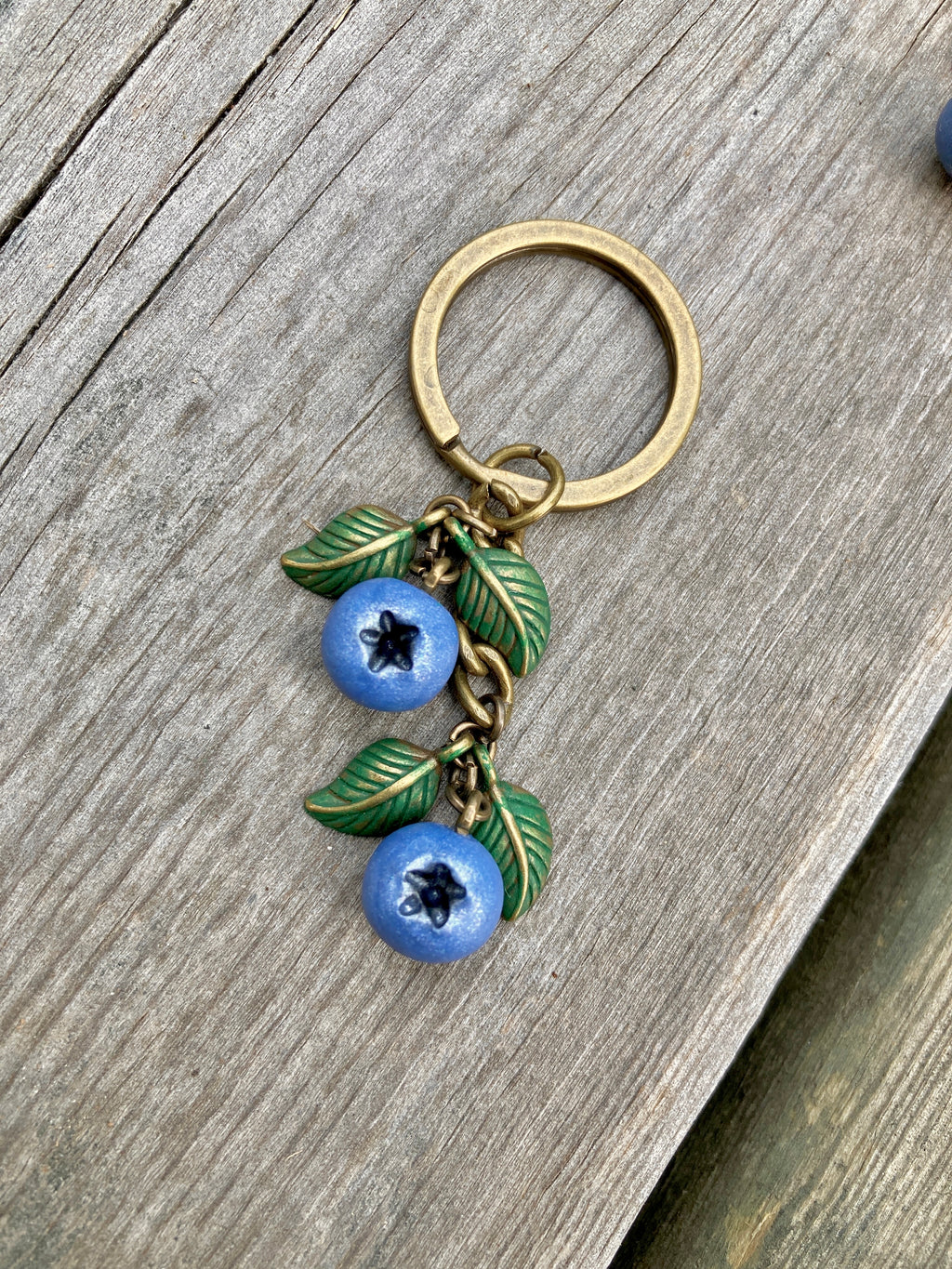 Blueberry Keychain