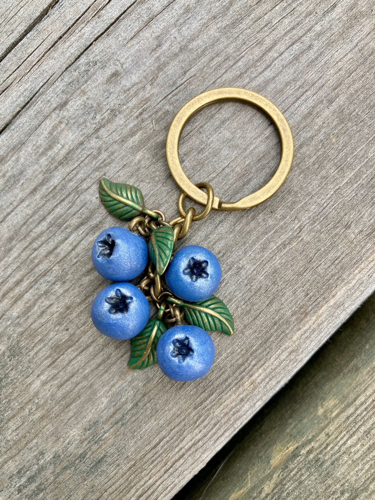 Blueberry Keychain