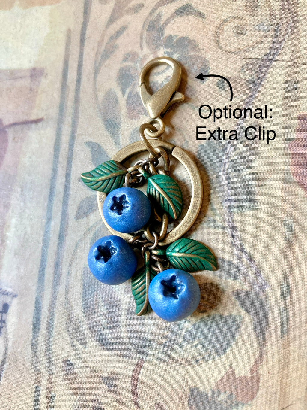 Blueberry Keychain