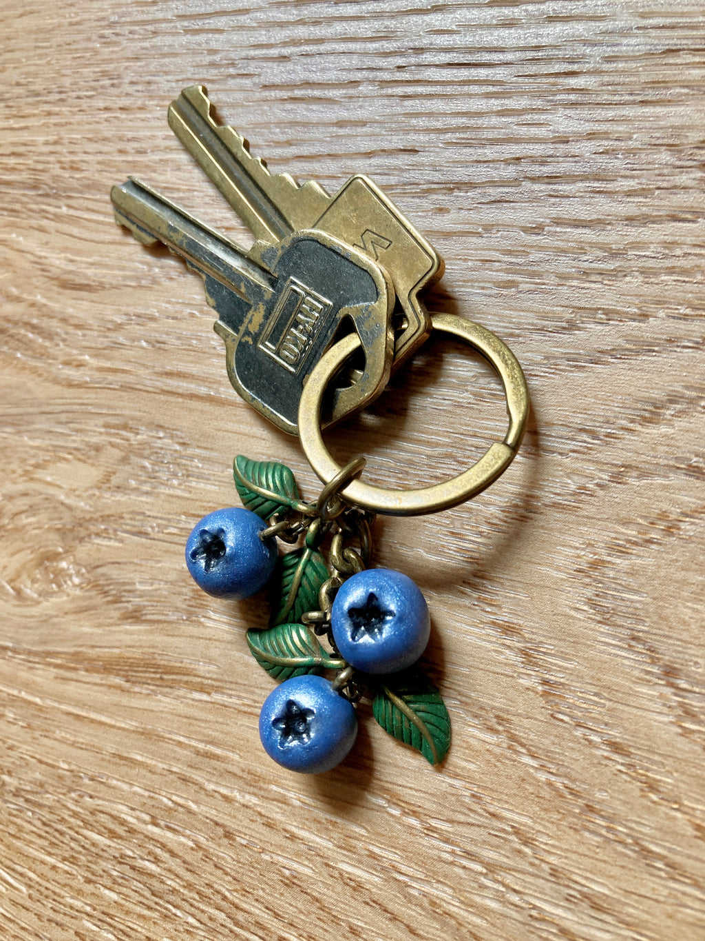 Blueberry Keychain