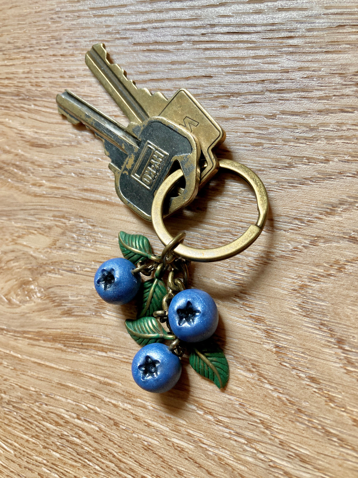 Blueberry Keychain