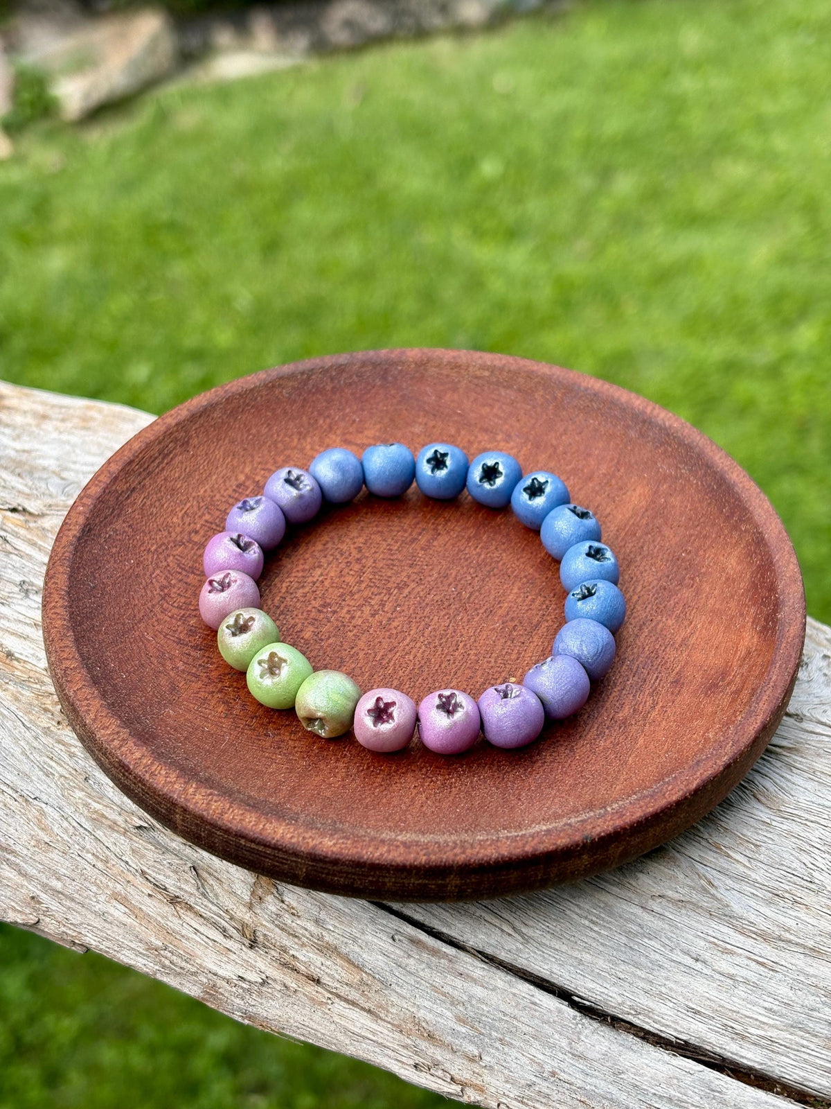 Rainbow Blueberry Bracelet
